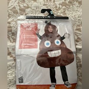 Kids inflatable poop costume